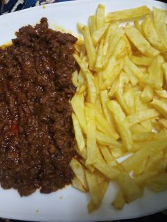 عکسی از دستور سیب زمینی و گوشت چرخ کرده