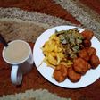 Chips and egg