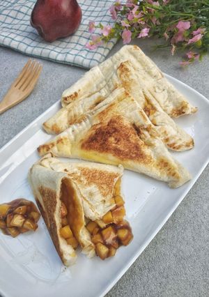 Foto resep Apel Karamel Sandwich