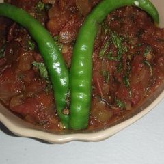 A picture of Tomato Sabji.