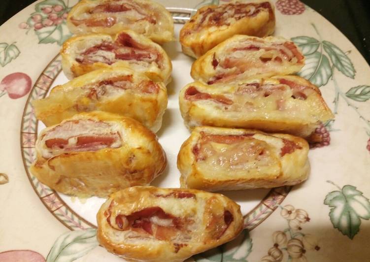 Recipe of Speedy Speck and brie pastry bites