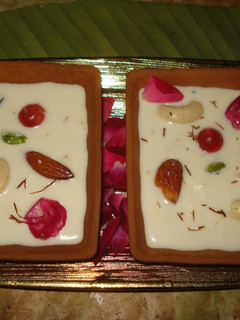 A picture of Nuts phirni.