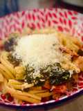 Pâtes olives et pesto