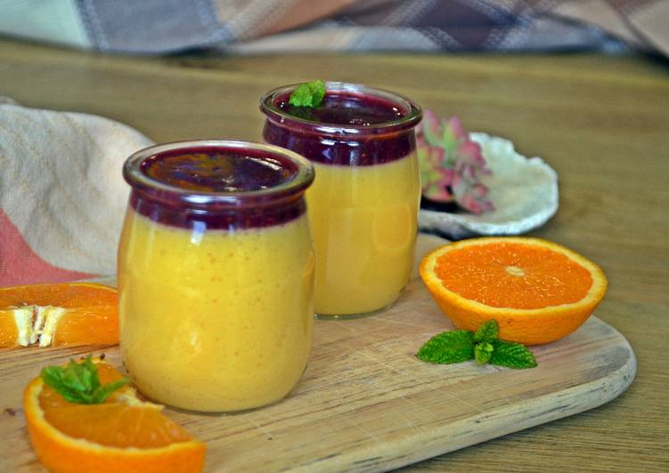 Panacota de papaya