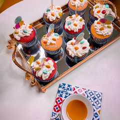كب كيك ملون 🧁-レシピのメイン写真