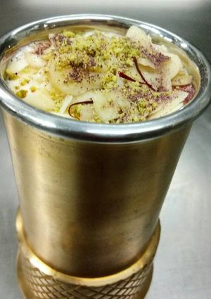 A picture of Malai Lassi.