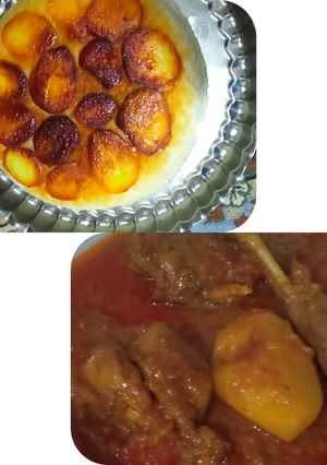 عکسی از دستور خورشت مرغ