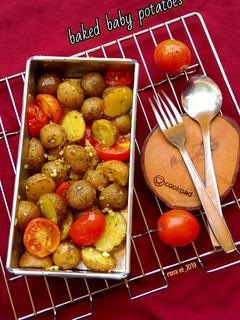 Foto resep Baked baby potatoes