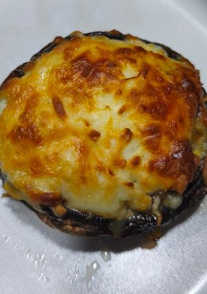 Una foto de Champiñones portobello al horno/Airfryer