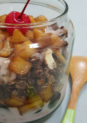 Foto resep Apple Cinnamon Parfait