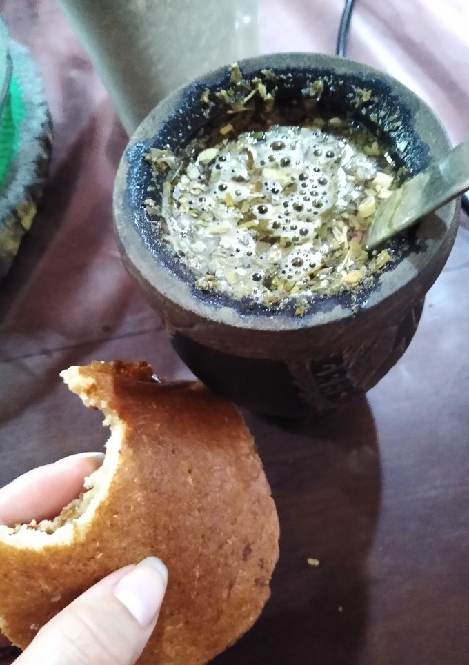 Una foto de Pancakes de avena y manzana