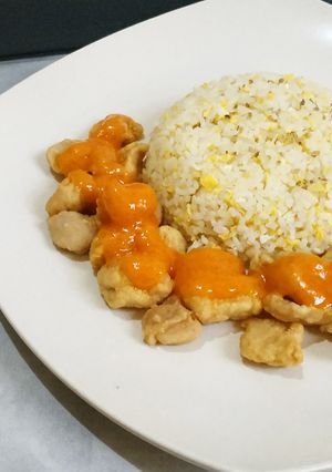 Foto resep Nasi pok pok saos mentai ala2