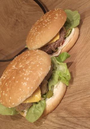 Une photo de Burger de la maison