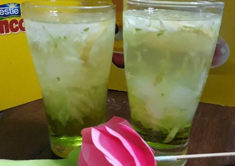 Cara Gampang Menyiapkan Es Timun Lemon Nata de Coco #BikinRamadanBerkesan, Enak Banget