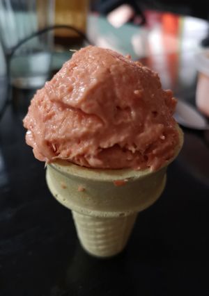 Una foto de Nieve de Mamey