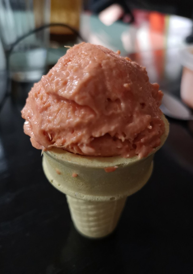 Una foto de Nieve de Mamey