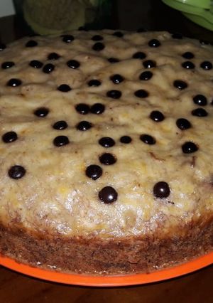 Foto resep Bolu pisang eggless (baking pan)