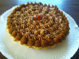 Tarta de dulce de leche con mousse de dulce de leche