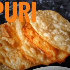A picture of Homemade puri.