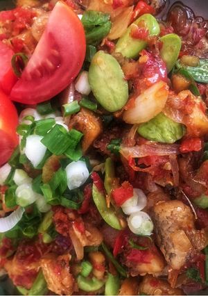 Foto resep Ikan Asin Jambal Sambal Petei