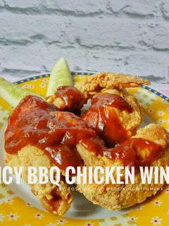Foto resep Sayap Pedas BBQ | Spicy BBQ Chicken Wings