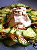 Pepino con queso mató aromático