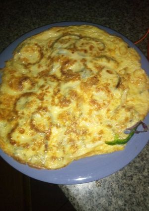 A picture of Potato omelet.