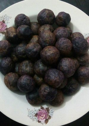 Foto resep Bola bola ubi ungu
