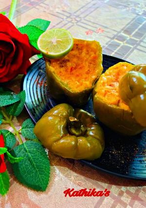 স্টাফড ক্যাপ্সিকাম (stuffed capsicum recipe in Bengali) রেসিপির প্রধান ছবি