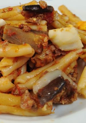 A picture of Baked Casarecce Pasta.