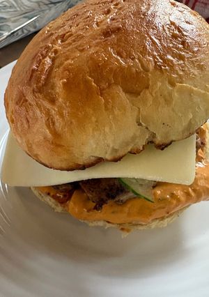 Házi hamburger recept fotója