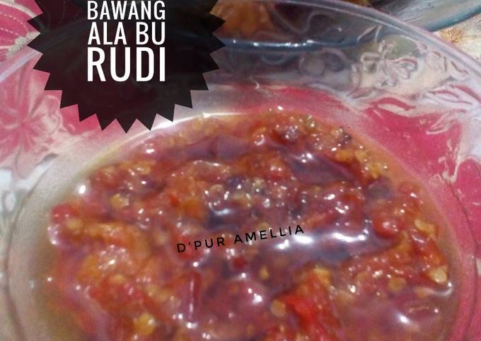 Sambal bawang ala bu Rudy