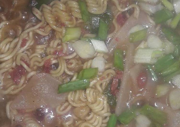 Seblak kornet sederhana