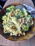 One pot pasta aux brocolis et pois chiches
