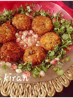 A picture of Green moong cutlet.