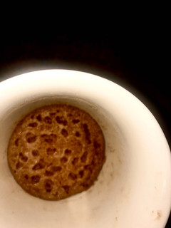 Una foto de Galleta de chocolate al microondas