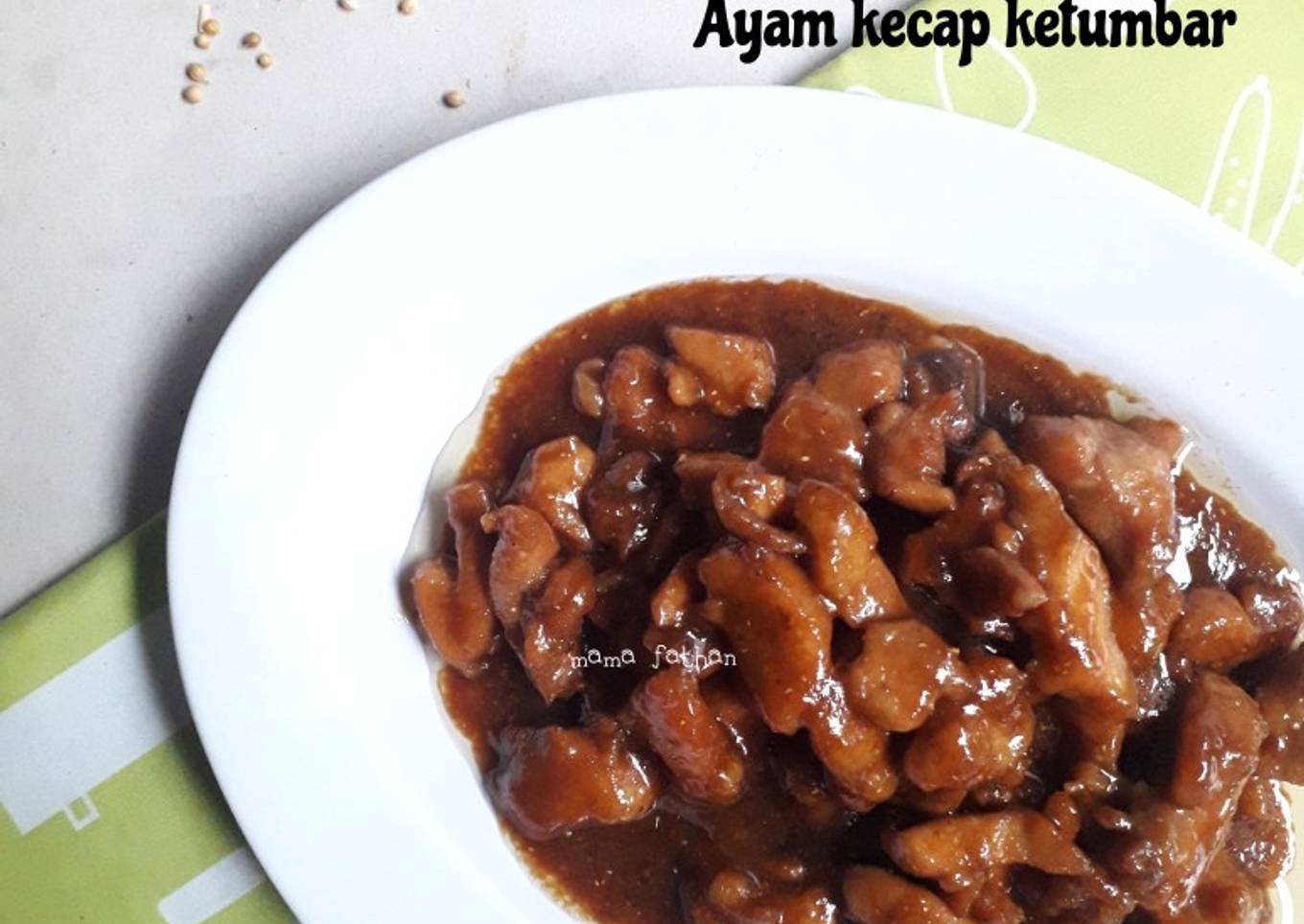 Ayam kecap ketumbar