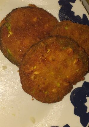 Una foto de Milanesa de zapallitos verdes