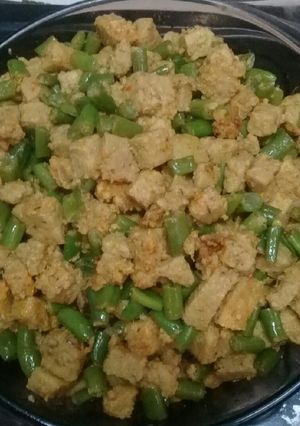 Foto resep Tumis buncis & oncom