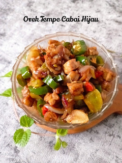 Foto resep Orek Tempe Cabai Hijau