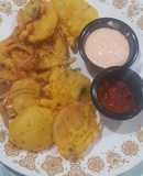 Potato onion bhaji