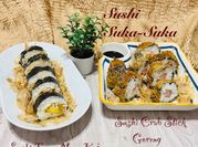 Gambar sushi bekal crabstick