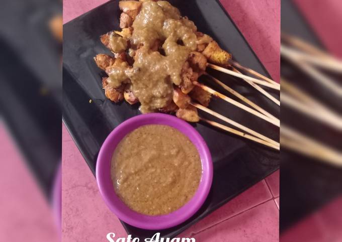 Resep Sate Ayam bumbu kacang yang Enak Banget