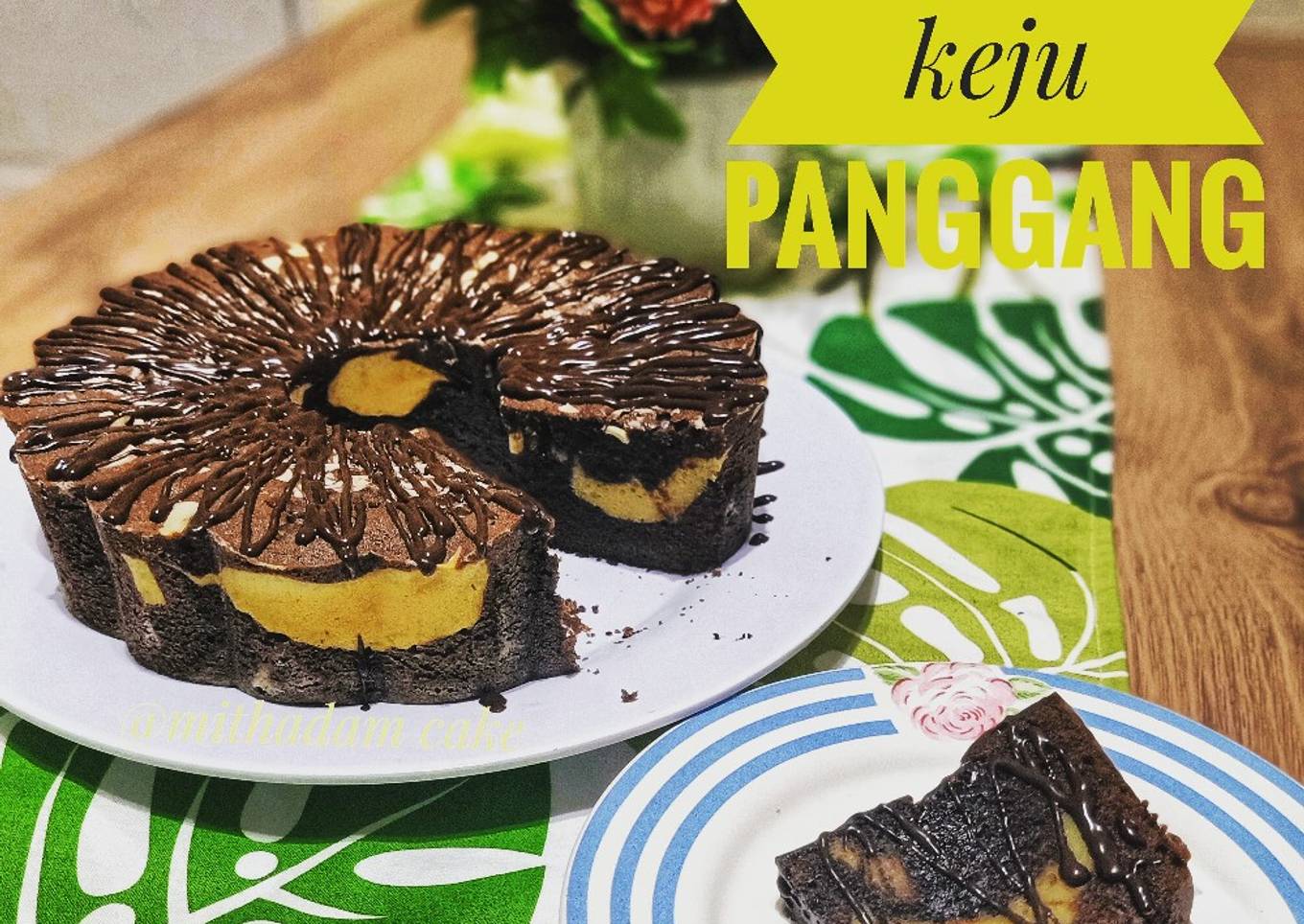 Brownies keju panggang