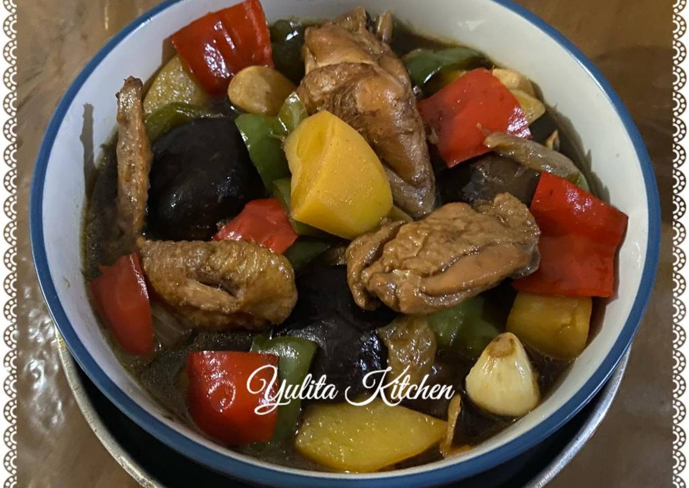 Tumis Ayam Jamur Paprika