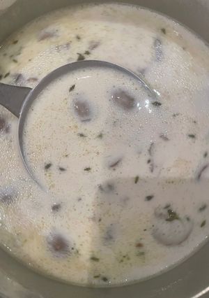 صورة لوصفة شوربة مشروم