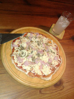 Una foto de Pizza integral