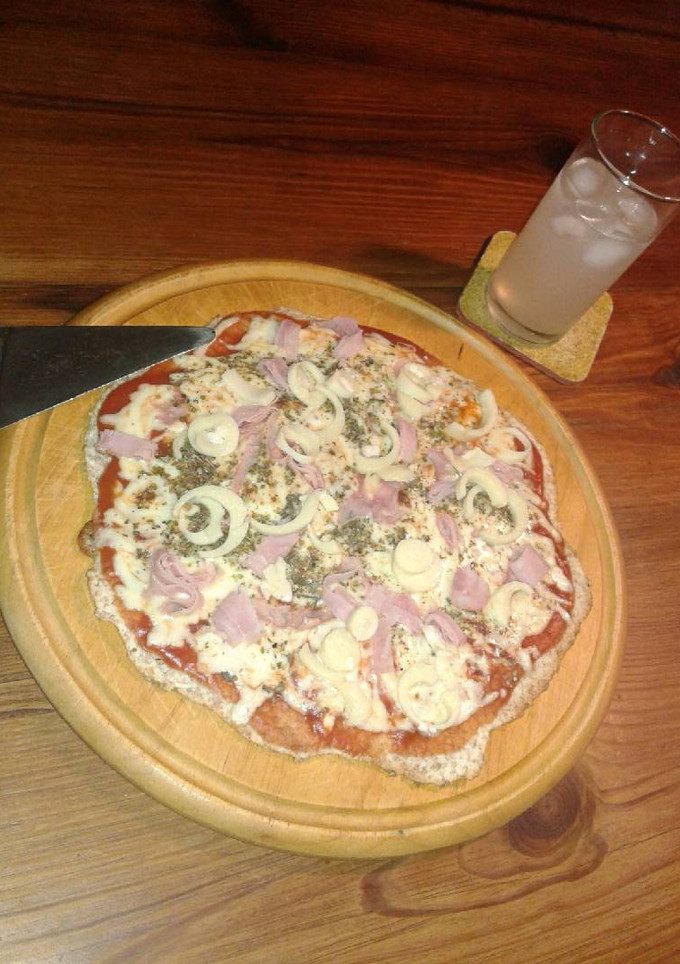 Una foto de Pizza integral