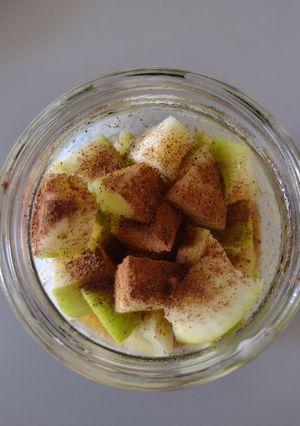 Una foto de Avena Overnight Manzana Canela 🍏