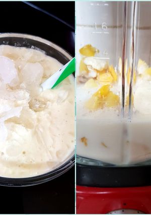 A picture of My Tropical Milk Shake. 😎.